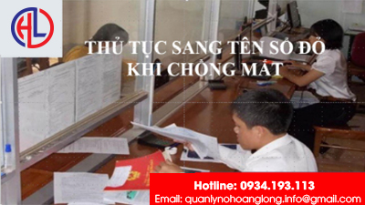 ​Thủ tục sang tên sổ đỏ khi chồng mất